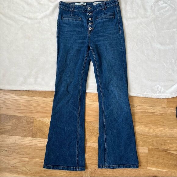 Anthropologie Pilcro High Rise Trouser Bootcut Jeans Size 30 y2k denim - Picture 1 of 9